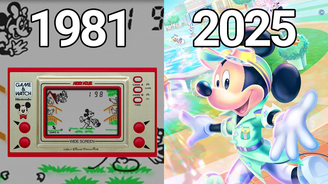 Evolution Of Mickey Mouse Games (1981-2025)