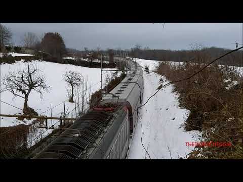 E.652 M.I.R CON MERCI IN TRANSITO NEL CURVONE DI BORGO S.  DALMAZZO (CN) VEN. 11 - 12 - 2020.