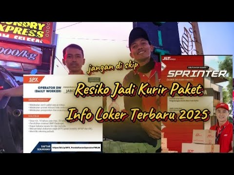 Resiko Jadi Kurir Paket 😭 #loker2025 #jnt #spx