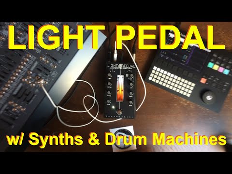 Light Pedal with synthesizer and drum machines