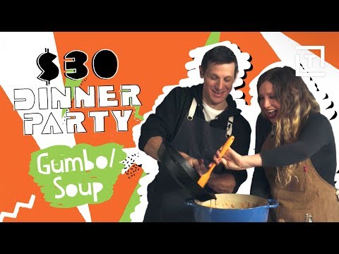 Homemade Gumbo Recipe and Shandy Cocktails || $30 Dinner Party