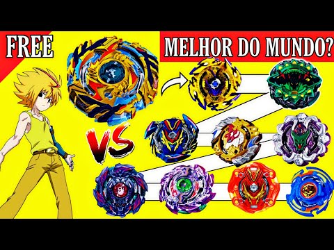 DRAIN FAFNIR VS ALL BEYS | BATALHA DE BEYBLADE BURST APP