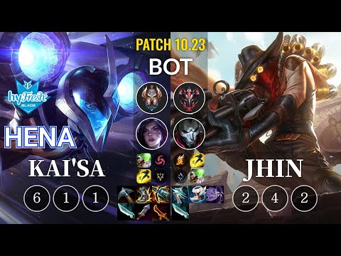 hyF Hena Kai'Sa vs Jhin Bot - KR Patch 10.23
