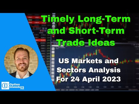 Trend reversal trading 2023-04-24 | US markets and sectors analysis