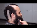 ASMR Barber DRAMATIC BALD HEAD And BEARD SHAVE TRANSFORMATION