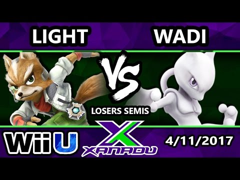 S@X 197 - Light (Fox) Vs. InC | Wadi (Mewtwo) - SSB4 Losers Semis - Smash for Wii U - Smash 4