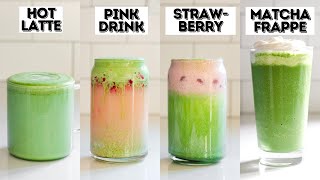 I Recreated ALL the Starbucks Matcha Drinks!
