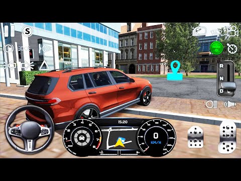 Red BMW X7 Police Escape to Brussels - Real Driving Sim #14 - Android iOS Gameplay