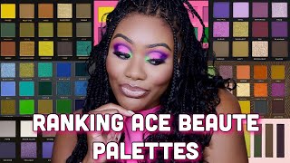 RANKING MY ACE BEAUTE PALETTES | ASK WHITNEY