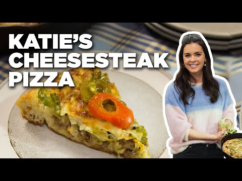 Cook a Cheesesteak Skillet Pizza with Katie Lee | The Kitchen | Food Network