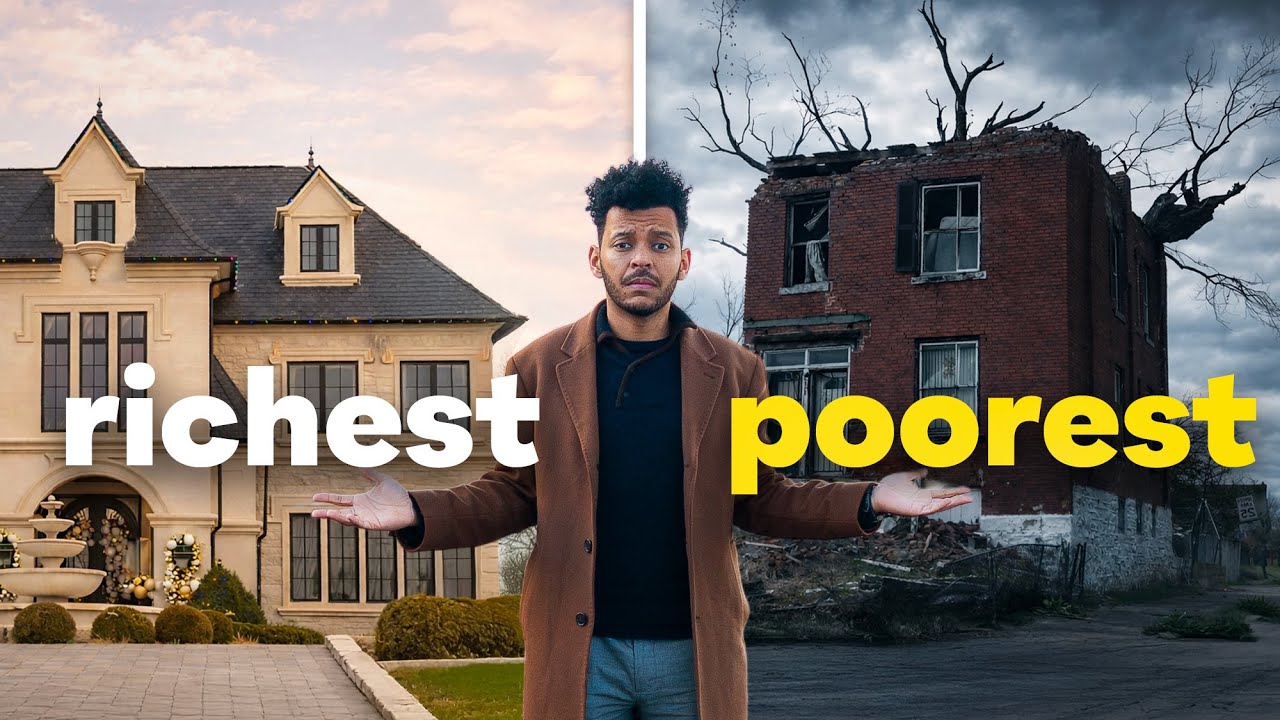 24 Hours in the Richest vs the Poorest City in America