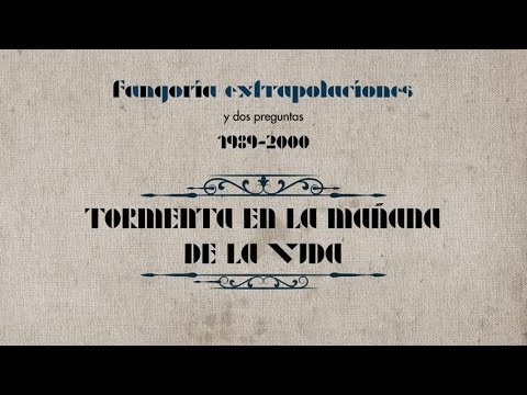 Videoclip de Tormenta en la mañana de la vida — Fangoria