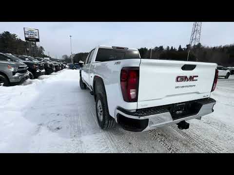 2026 GMC Sierra 2500HD Crew Cab Standard Box 4-Wheel Drive SLE in White for sale at Boyer Chevrolet Buick GMC Bancroft in Bancroft, ON