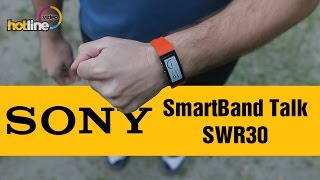 Sony SmartBand Talk SWR30 (White) - відео 1