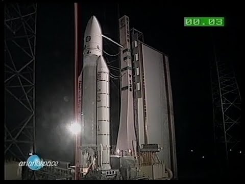 Ariane-Start V138 20.12.2000 mit ASTRA 2D, GE 8 & LDREX