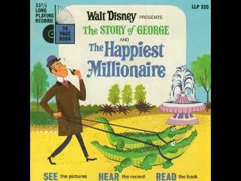 Walt Disney's George and the Happiest Millionaire Storyteller Disneyland Records book and record