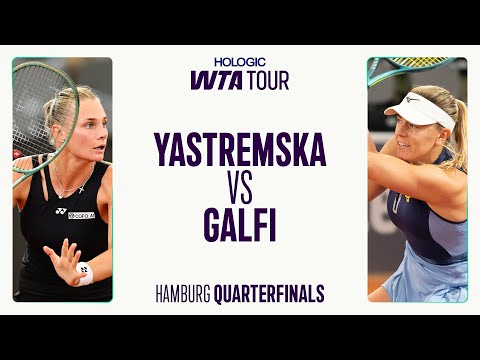 Dayana Yastremska vs. Dalma Galfi | 2025 Hamburg Quarterfinal | WTA Match Highlights