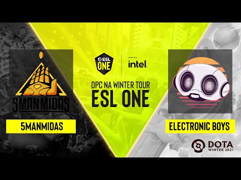 Dota2 - Electronic Boys vs. 5ManMidas - Game 2 - DPC NA Winter Tour - ESL One
