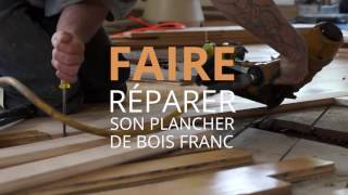Réparation de plancher de bois franc - Plancher Summum