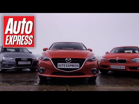 Mazda 3 vs Audi A3 & BMW 1 Series group test