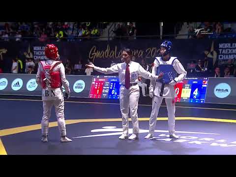 515 W-57kg R-16 LUO Zongshi CHN 🔵 vs 🔴 AOUN Laetitia LBN I Guadalajara 2022 WT Championships