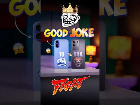 Vivo T4x vs iPhone 16 🔥⚡️* SHOCKED *😵 #shorts