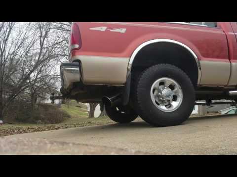 F250 7.3 Diesel 4in Turbo Back "Diamond Eye Exhaust" 7in tip