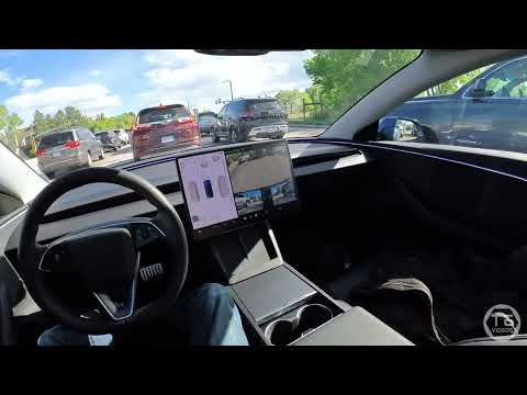 2024 Tesla M3P FSD POV FYB #tesla #m3p #fsd #pov #fyb #tiktokautocampaign #cartips #carreview