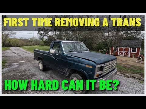 1982 F150 302 oil leak, clutch, flywheel, dropping the transmission, oil pan gasket issues.