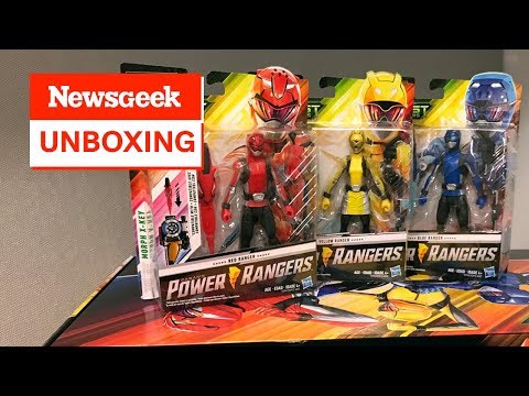 Hasbro Power Rangers Beast Morphers Action Figures Red Ranger Unboxing