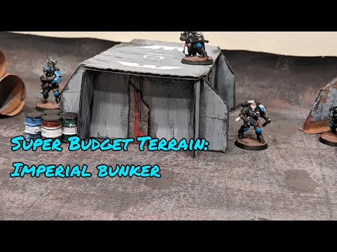Super Budget Terrain: Scifi Bunker