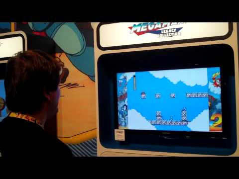 Mega Man Legacy Collection  - Mega Man 2 Air Man Stage Gameplay (E3 2015)