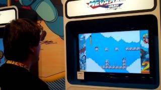 Mega Man Legacy Collection  - Mega Man 2 Air Man Stage Gameplay (E3 2015)