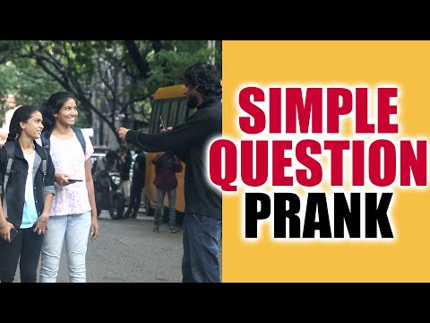 Simple Question Prank |  Latest Telugu Pranks | FunPataka Video