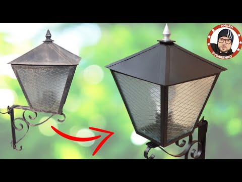 Restoration: An Old Street Lamp From The 1980s Gets A Second Life