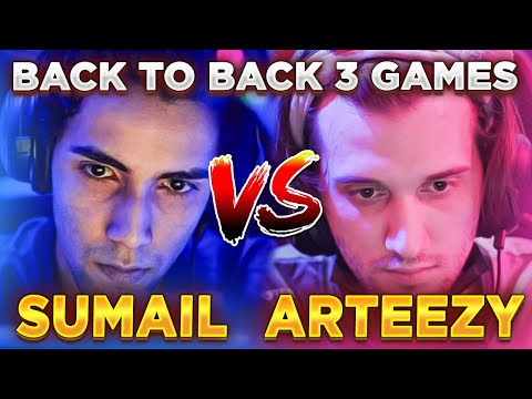 Sumail vs Arteezy Epic Battle - Back to Back 3 Games Dota 2