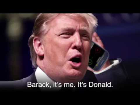 Donald trump call Obama