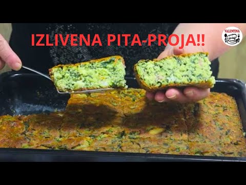 🔊Pripremite za 10 minuta❗Najukusnija i najbrža pita-proja sa spanaćem❗Sa merom na čaše❗❗