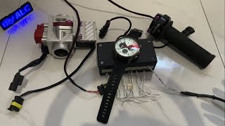 Membuat Ride By Wire Ducati Panigale V4, SMARTWATCH, Throttle Body 4SIM, & 6 Output V21