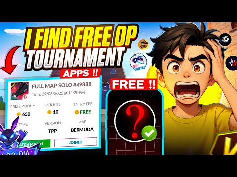 i find FREE tournament app🔥  !! BEST FREE TOURNAMENT APP FOR FREE FIRE🔥🤯