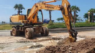 Tractor and a excavator
