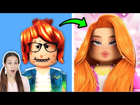 FROM UGLY TO BEAUTIFUL! MAKEOVER CHALLENGE (Salon Makeover) - Roblox
