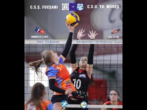 Volei junioare @SDV TV CSS Academika Focsani - CSU Medicina Tg. Mures