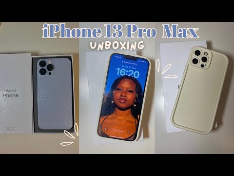 IPHONE 13 PRO MAX UNBOXING | ACCESSORIES