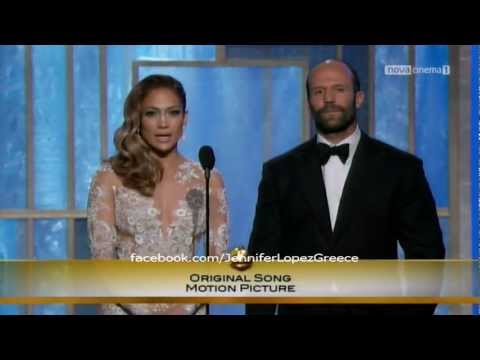 Jennifer Lopez Gives Award to Adele for 'Skyfall' - Golden Globes 2013