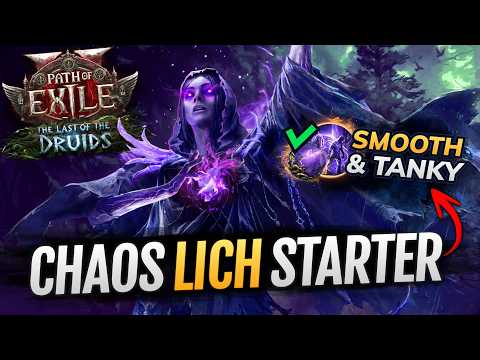 [PoE 2] CHAOS Lich Build - 0.4 League Starter for Leveling ED + Contagion  Witch - Path of Exile 2