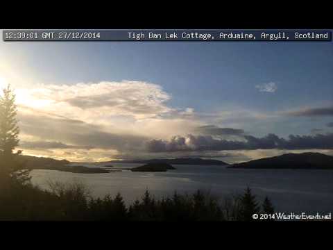 27 December 2014 - Tigh Ban Lek Cottage WeatherCam Timelapse