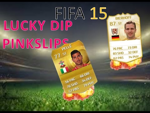 FIFA 15 LUCKY DIP PINKSLIPS LEGEND BIERHOFF , PELLE AND MORE - FIFA 15 CRAZY LEGEND PINKSLIPS