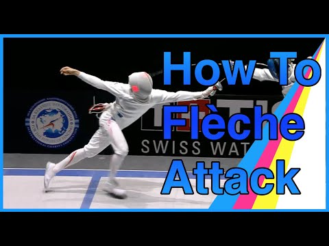 How To Flèche Attack - Epee Fencing