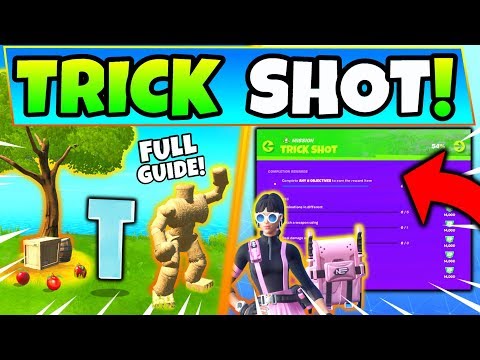 Fortnite ORCHARD & TRICK SHOT CHALLENGES GUIDE! - Pipeman and Hayman (Fortnite Missions)